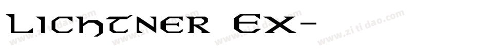 Lichtner Ex字体转换